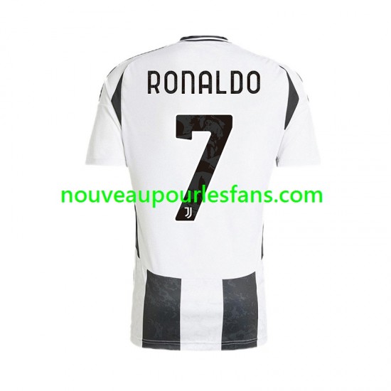 Maillot Juventus Cristiano Ronaldo 7 Homme Tenue Domicile 2024-2025 Manche Courte