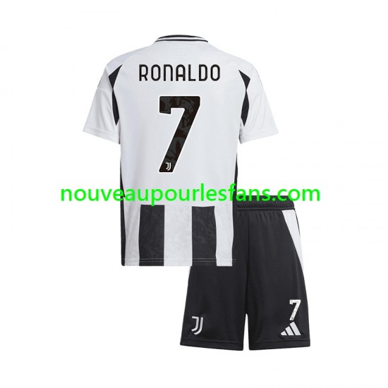 Maillot Juventus Cristiano Ronaldo 7 Enfant Tenue Domicile 2024-2025 Manche Courte