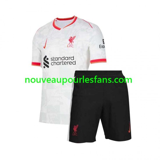 Maillot Liverpool Enfant Tenue 3ème 2024-2025 Manche Courte