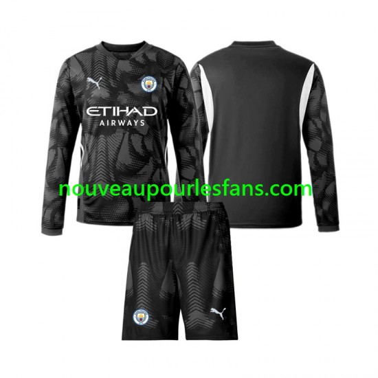Maillot Manchester City Gardien Enfant Tenue 4ème 2024-2025 Manche Longue