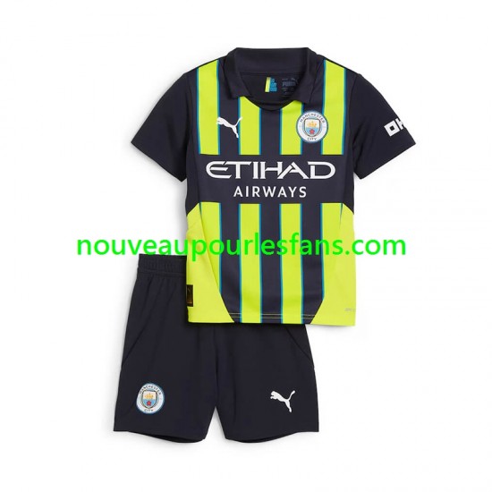 Maillot Manchester City Enfant Tenue Extérieur 2024-2025 Manche Courte