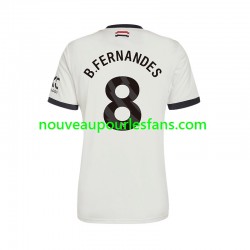 Maillot Manchester United Bruno Fernandes 8 Homme Tenue 3ème 2024-2025 Manche Courte