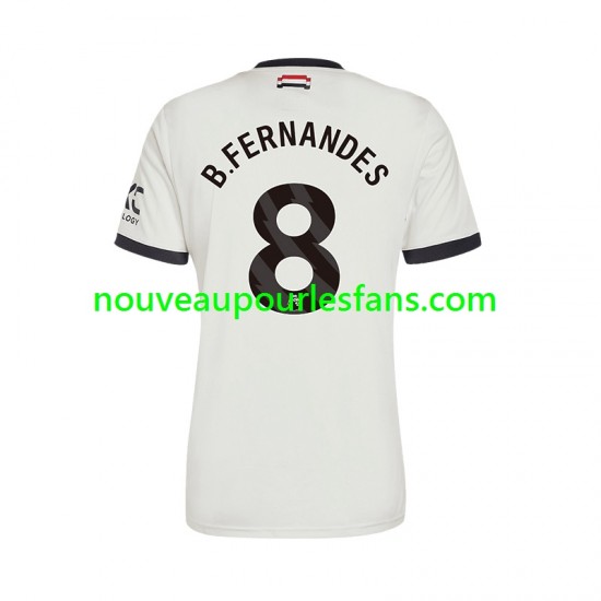 Maillot Manchester United Bruno Fernandes 8 Homme Tenue 3ème 2024-2025 Manche Courte