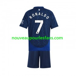 Maillot Manchester United Cristiano Ronaldo 7 Enfant Tenue Extérieur 2024-2025 Manche Courte