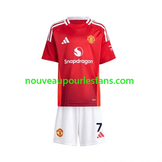 Maillot Manchester United Cristiano Ronaldo 7 Enfant Tenue Domicile 2024-2025 Manche Courte