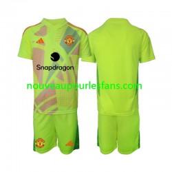 Maillot Manchester United Gardien Enfant Tenue Extérieur 2024-2025 Manche Courte