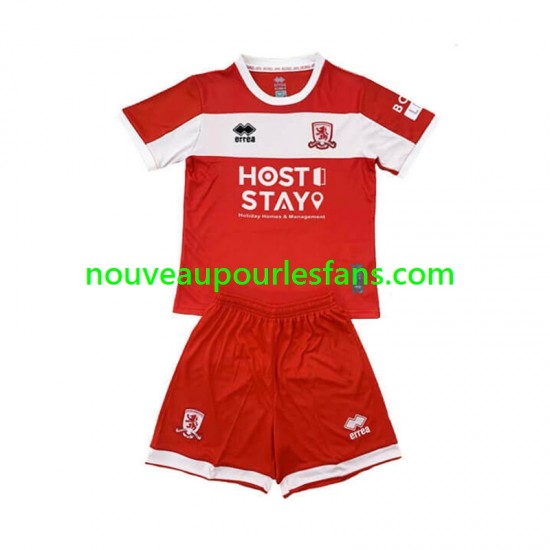Maillot Middlesbrough Enfant Tenue Domicile 2024-2025 Manche Courte