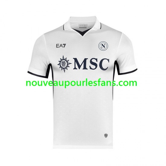 Maillot Naples Homme Tenue Extérieur 2024-2025 Manche Courte