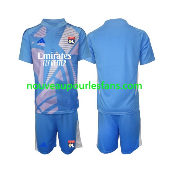 Maillot Olympique Lyonnais Gardien Enfant Tenue 3ème 2024-2025 Manche Courte
