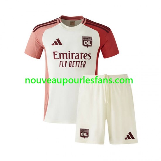 Maillot Olympique Lyonnais Enfant Tenue 3ème 2024-2025 Manche Courte