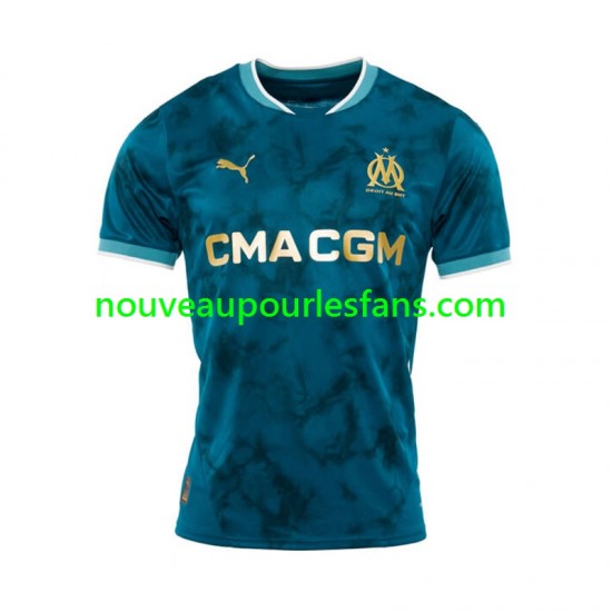 Maillot Olympique de Marseille Homme Tenue Extérieur 2024-2025 Manche Courte