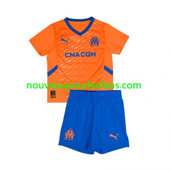 Maillot Olympique de Marseille Enfant Tenue 3ème 2024-2025 Manche Courte