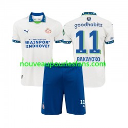 Maillot PSV Eindhoven Johan Bakayoko 11 Enfant Tenue 3ème 2024-2025 Manche Courte
