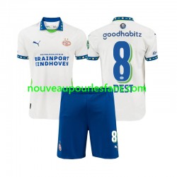 Maillot PSV Eindhoven Sergino Dest 8 Enfant Tenue 3ème 2024-2025 Manche Courte