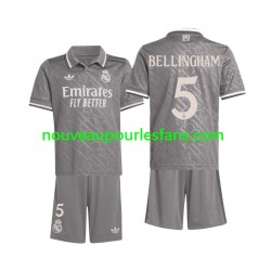 Maillot Real Madrid Bellingham 5 Enfant Tenue 3ème 2024-2025 Manche Courte
