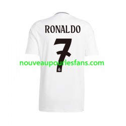 Maillot Real Madrid Cristiano Ronaldo 7 Homme Tenue Domicile 2024-2025 Manche Courte