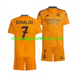 Maillot Real Madrid Cristiano Ronaldo 7 Enfant Tenue Extérieur 2024-2025 Manche Courte