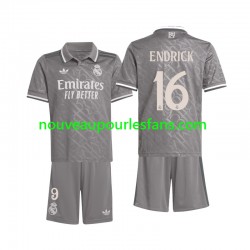 Maillot Real Madrid Endrick 16 Enfant Tenue 3ème 2024-2025 Manche Courte