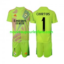 Maillot Real Madrid COURTOIS 1 Gardien Enfant Tenue 4ème 2024-2025 Manche Courte