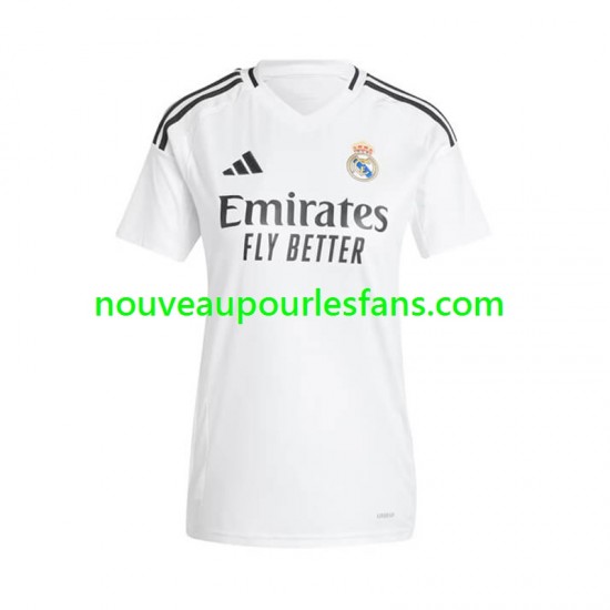Maillot Real Madrid Femme Tenue Domicile 2024-2025 Manche Courte