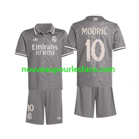 Maillot Real Madrid Modrić 10 Enfant Tenue 3ème 2024-2025 Manche Courte
