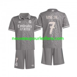Maillot Real Madrid Vini JR. 7 Enfant Tenue 3ème 2024-2025 Manche Courte