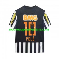 Maillot Santos PELE 10 -2012 Rétro Homme Tenue Extérieur 2011 Manche Courte