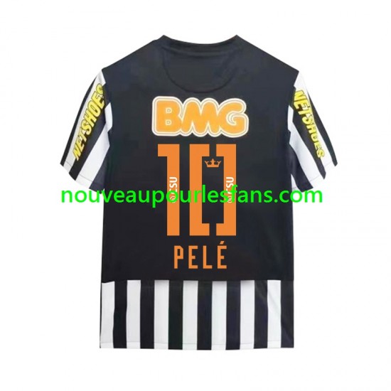 Maillot Santos PELE 10 -2012 Rétro Homme Tenue Extérieur 2011 Manche Courte