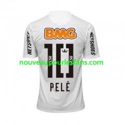 Maillot Santos PELE 10 -2012 Rétro Homme Tenue Domicile 2011 Manche Courte