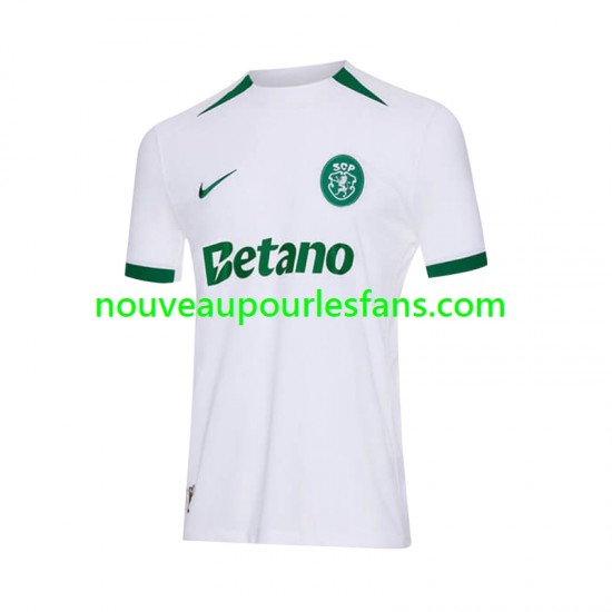 Maillot Sporting CP Homme Tenue Extérieur 2024-2025 Manche Courte
