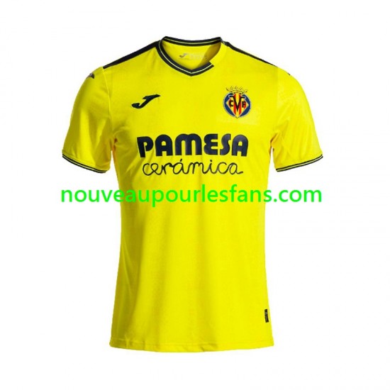 Maillot Villarreal CF Homme Tenue Domicile 2024-2025 Manche Courte