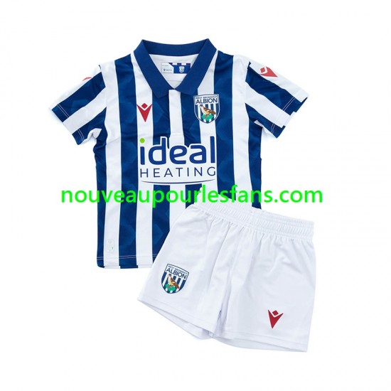 Maillot West Bromwich Albion Enfant Tenue Domicile 2024-2025 Manche Courte