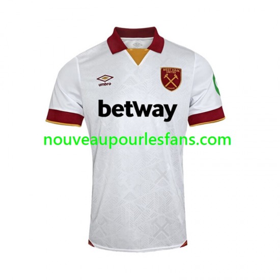 Maillot West Ham United Homme Tenue 3ème 2024-2025 Manche Courte