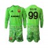 Maillot AS Rome Mile Svilar 99 Gardien Enfant Tenue Domicile 2026-2027 Manche Longue