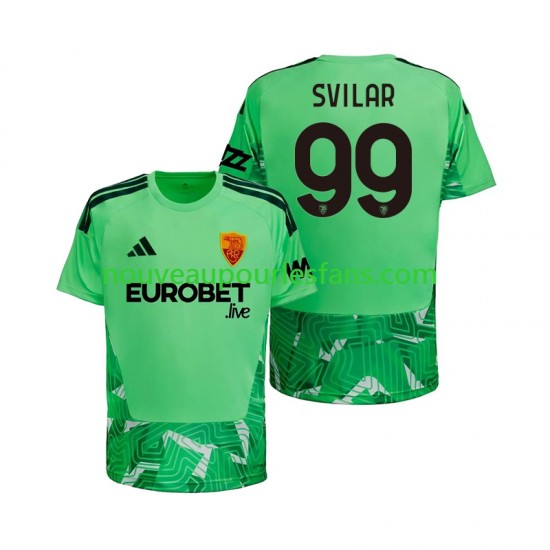 Maillot AS Rome Mile Svilar 99 Gardien Homme Tenue Domicile 2026-2027 Manche Courte