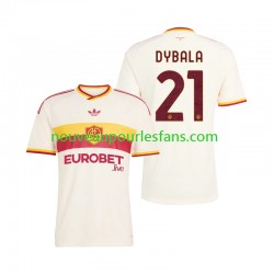 Maillot AS Rome Paulo Dybala 21 Homme Tenue Extérieur 2026-2027 Manche Courte
