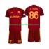 Maillot AS Rome Rodrigo Mora 86 Enfant Tenue Domicile 2026-2027 Manche Courte