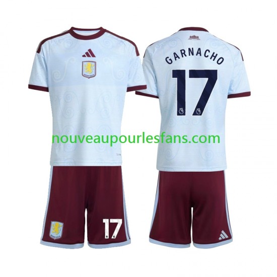 Maillot Aston Villa Alejandro Garnacho 17 Enfant Tenue 3ème 2026-2027 Manche Courte