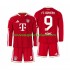 Maillot Bayern Munich Harry Kane 9 Enfant Tenue Domicile 2026-2027 Manche Longue