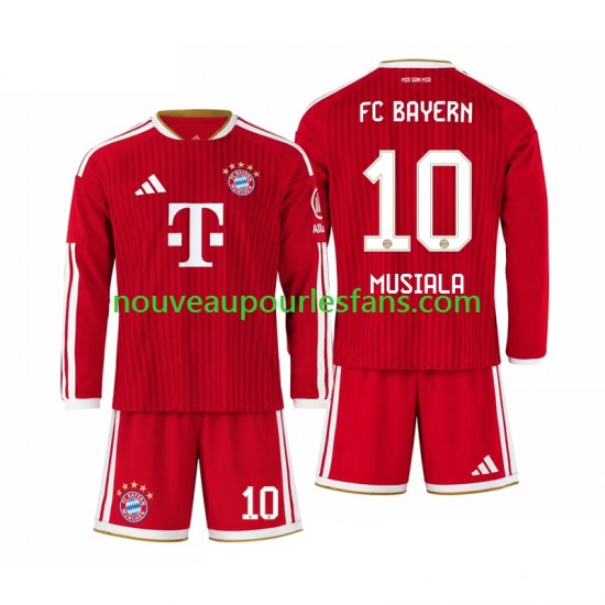Maillot Bayern Munich Jamal Musiala 10 Enfant Tenue Domicile 2026-2027 Manche Longue