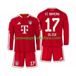 Maillot Bayern Munich Michael Olise 17 Enfant Tenue Domicile 2026-2027 Manche Longue