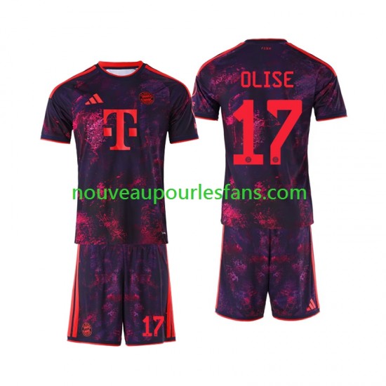 Maillot Bayern Munich Michael Olise 17 Enfant Tenue 3ème 2026-2027 Manche Courte