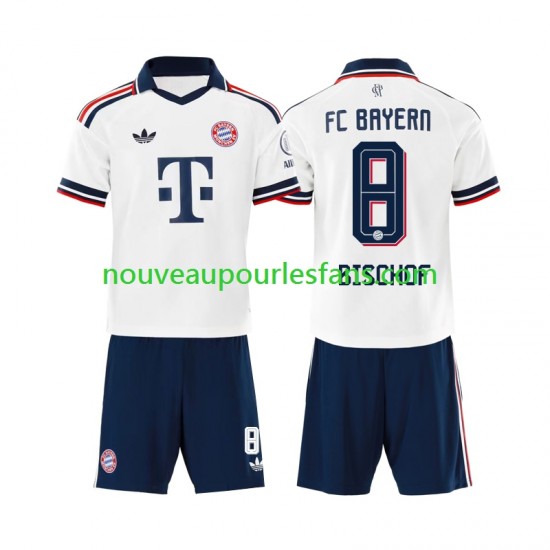 Maillot Bayern Munich Tom Bischof 8 Enfant Tenue Extérieur 2026-2027 Manche Courte