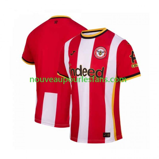 Maillot Brentford Homme Tenue Domicile 2026-2027 Manche Courte