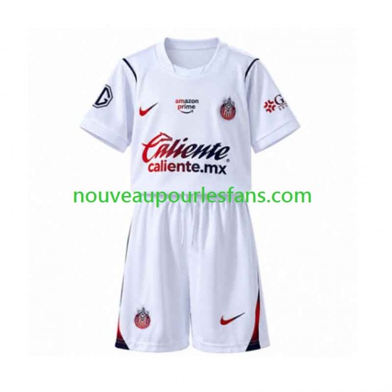 Maillot Deportivo Guadalajara Enfant Tenue Extérieur 2026-2027 Manche Courte