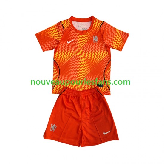Maillot Chelsea Gardien Enfant Tenue Extérieur 2026-2027 Manche Courte