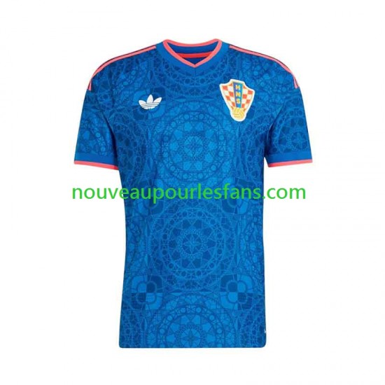 Maillot Croatie Homme Tenue Extérieur 2026-2027 Manche Courte