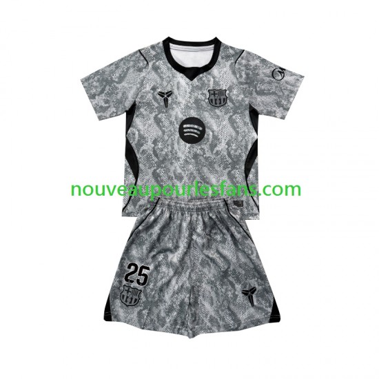 Maillot FC Barcelone Dominik Livakovic 25 Gardien Enfant Tenue Extérieur 2026-2027 Manche Courte