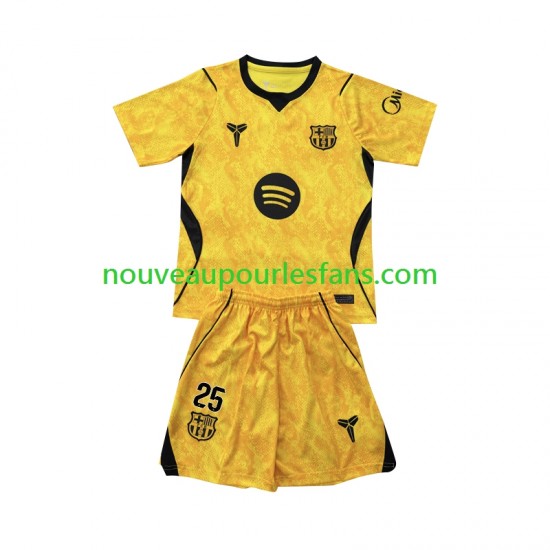 Maillot FC Barcelone Dominik Livakovic 25 Gardien Enfant Tenue 4ème 2026-2027 Manche Courte