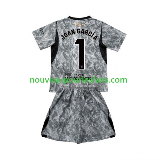 Maillot FC Barcelone Joan Garcia 1 Gardien Enfant Tenue Extérieur 2026-2027 Manche Courte